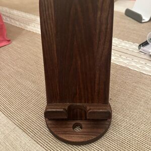 Wooden iPhone Stand